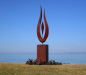Preview: Huge abstract flame sculpture